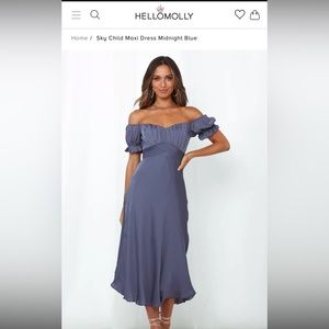 Hello Molly Sky Child Maxi Dress